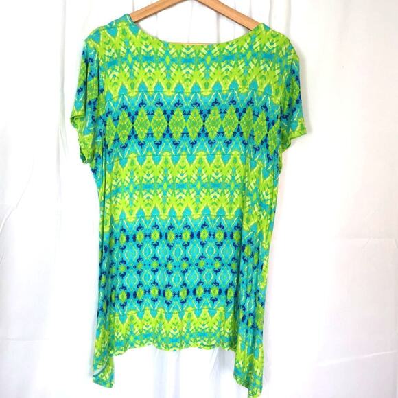 Ruby Rd Size XL Womens Top Polyester Assymetric Hem Gently worn - Picture 4 of 13
